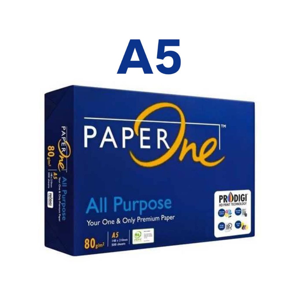 Carta Fotocopie A5 da 80gr - PAPER ONE - 500fg